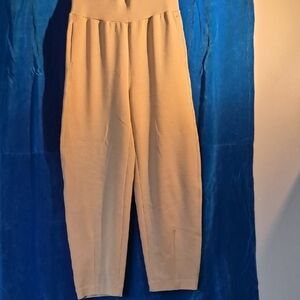 High-Waist tan Trousers